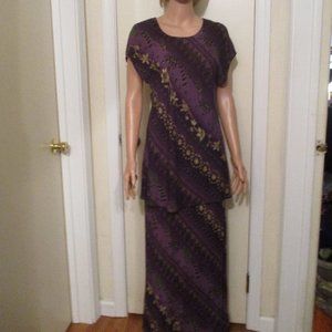 Women's Sleeveless Top & Matching Maxi Skirt